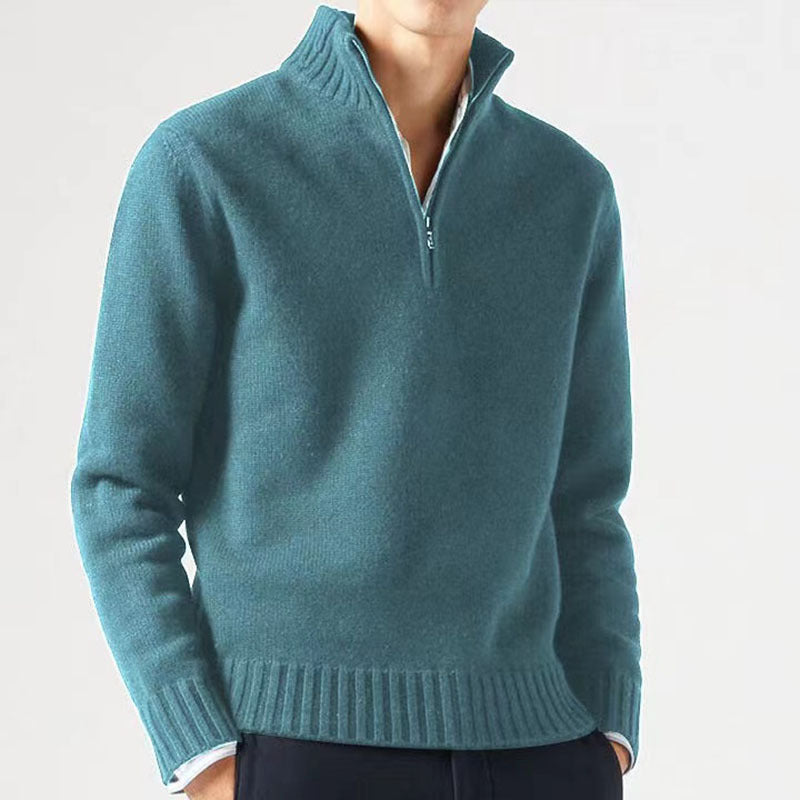 Casualowy Sweter Pleciony z Zamek Czwartej Części Męski | Idealny na Jesień/Zimę