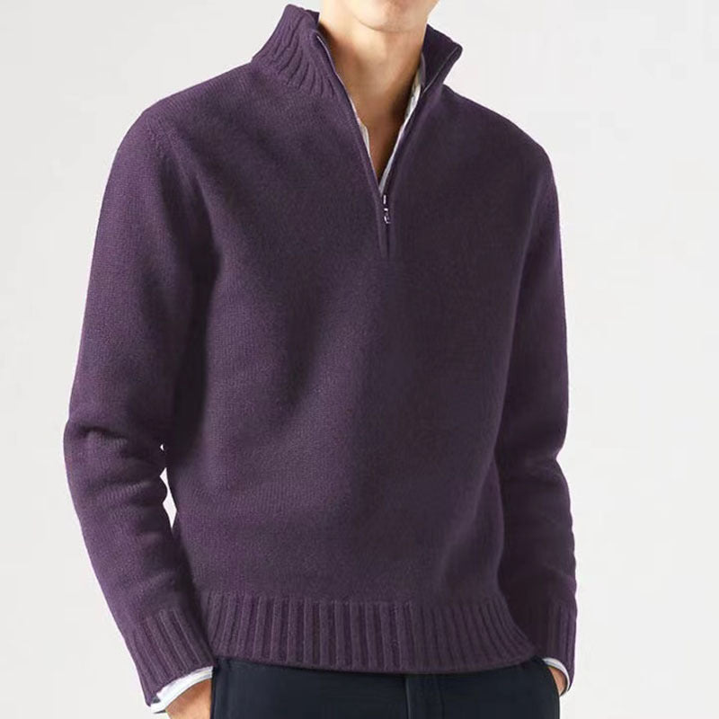Casualowy Sweter Pleciony z Zamek Czwartej Części Męski | Idealny na Jesień/Zimę