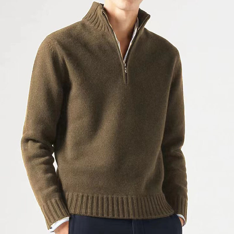 Casualowy Sweter Pleciony z Zamek Czwartej Części Męski | Idealny na Jesień/Zimę
