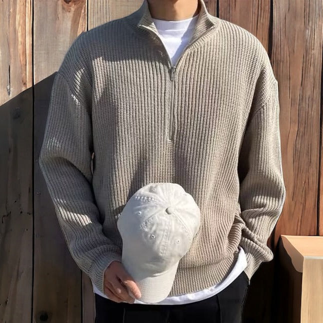 Casualowy Sweter Luźny z Zamek Czwartej Części Męski | Idealny na Jesień/Zimę