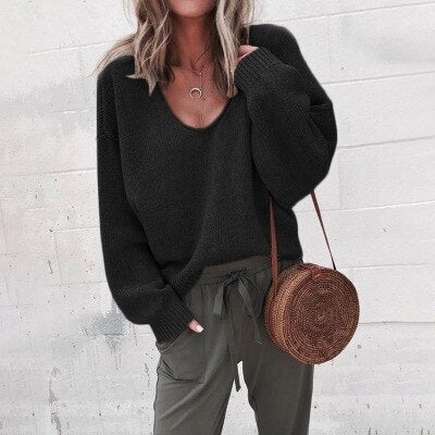 Wygodny Dzianinowy Sweter Oversize Damski | Idealny na Jesień/Zimę