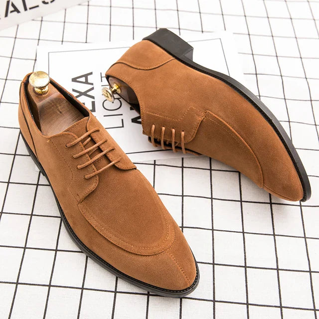 Buty Zamszowe z Wegańskiej Skóry z Sznurowaniem Męski | Idealne na codzienne dni