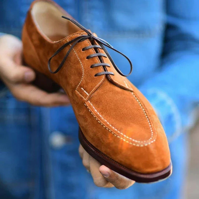 Buty Zamszowe z Wegańskiej Skóry z Sznurowaniem Męski | Idealne na codzienne dni
