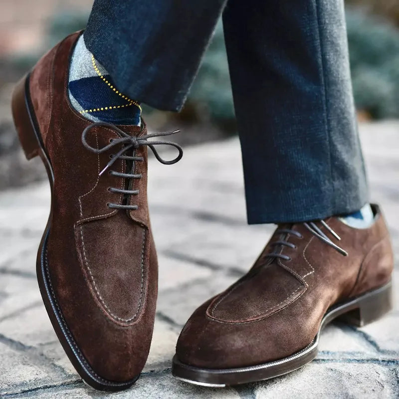 Buty Zamszowe z Wegańskiej Skóry z Sznurowaniem Męski | Idealne na codzienne dni