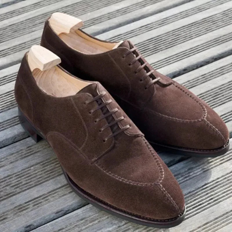 Buty Zamszowe z Wegańskiej Skóry z Sznurowaniem Męski | Idealne na codzienne dni