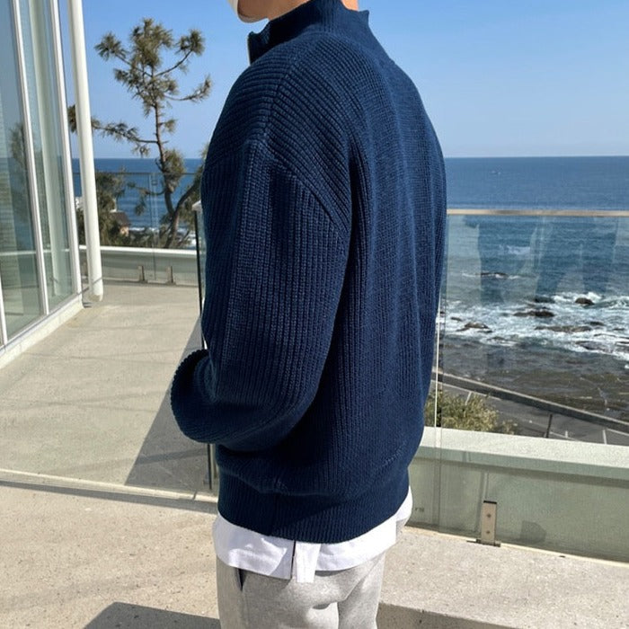 Casualowy Sweter Luźny z Zamek Czwartej Części Męski | Idealny na Jesień/Zimę