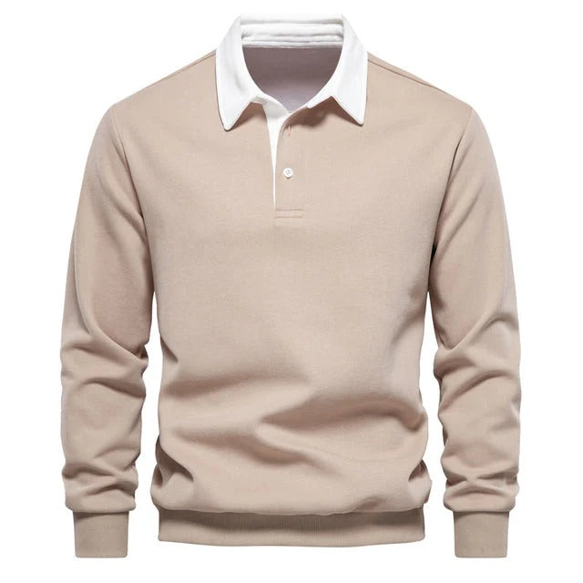 Casualowy Sweter Polo Z Kołnierzykiem I Guzikami Męski | Idealny Na Każdą Porę Roku