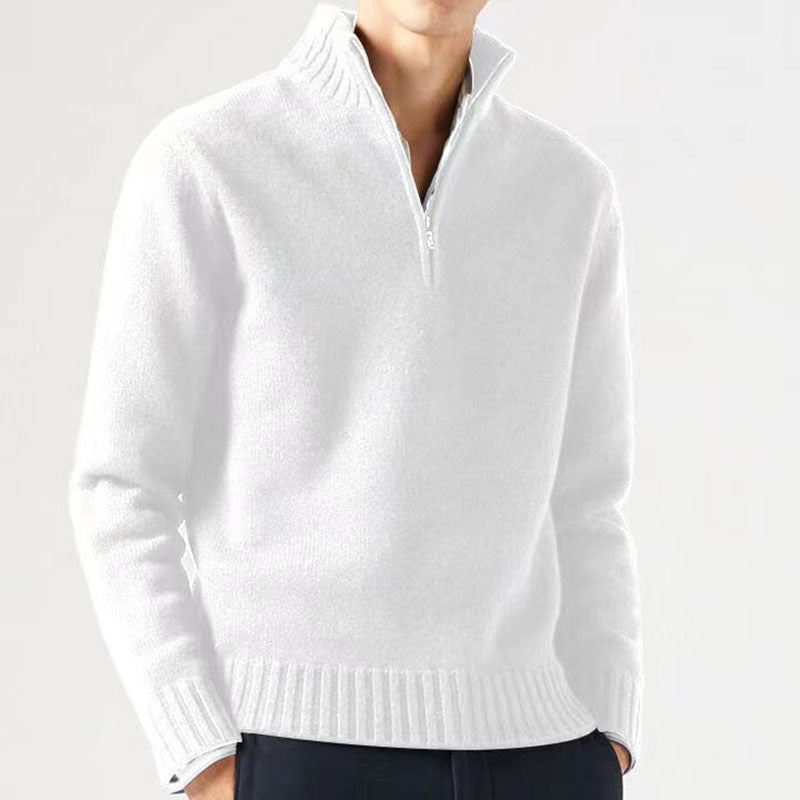Casualowy Sweter Pleciony z Zamek Czwartej Części Męski | Idealny na Jesień/Zimę