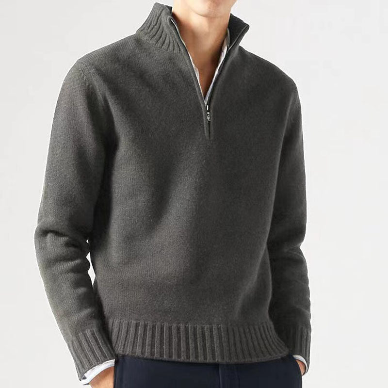 Casualowy Sweter Pleciony z Zamek Czwartej Części Męski | Idealny na Jesień/Zimę