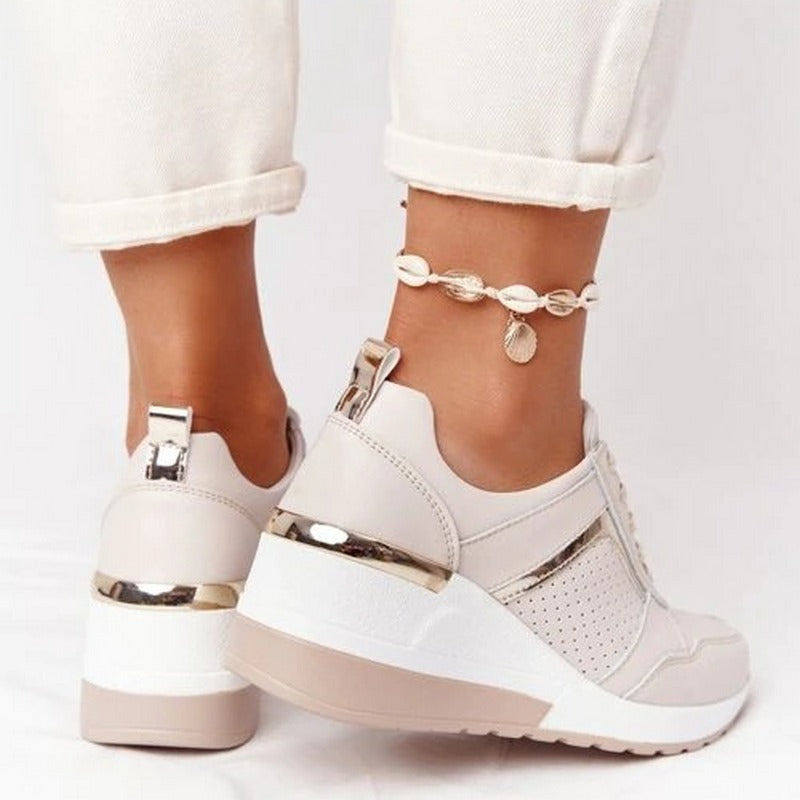 Damskie Stylowe Oddychające Sneakersy z Wygodnym Designem