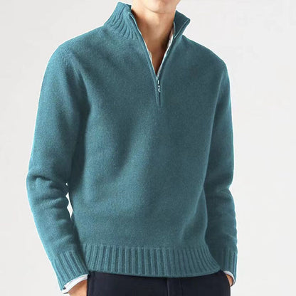 Casualowy Sweter Pleciony z Zamek Czwartej Części Męski | Idealny na Jesień/Zimę