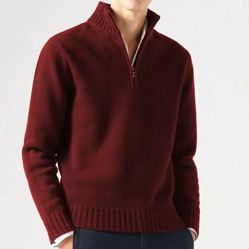 Casualowy Sweter Pleciony z Zamek Czwartej Części Męski | Idealny na Jesień/Zimę