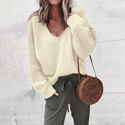 Wygodny Dzianinowy Sweter Oversize Damski | Idealny na Jesień/Zimę