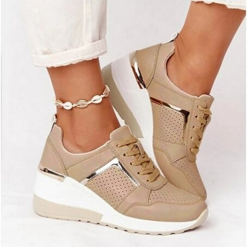 Damskie Stylowe Oddychające Sneakersy z Wygodnym Designem