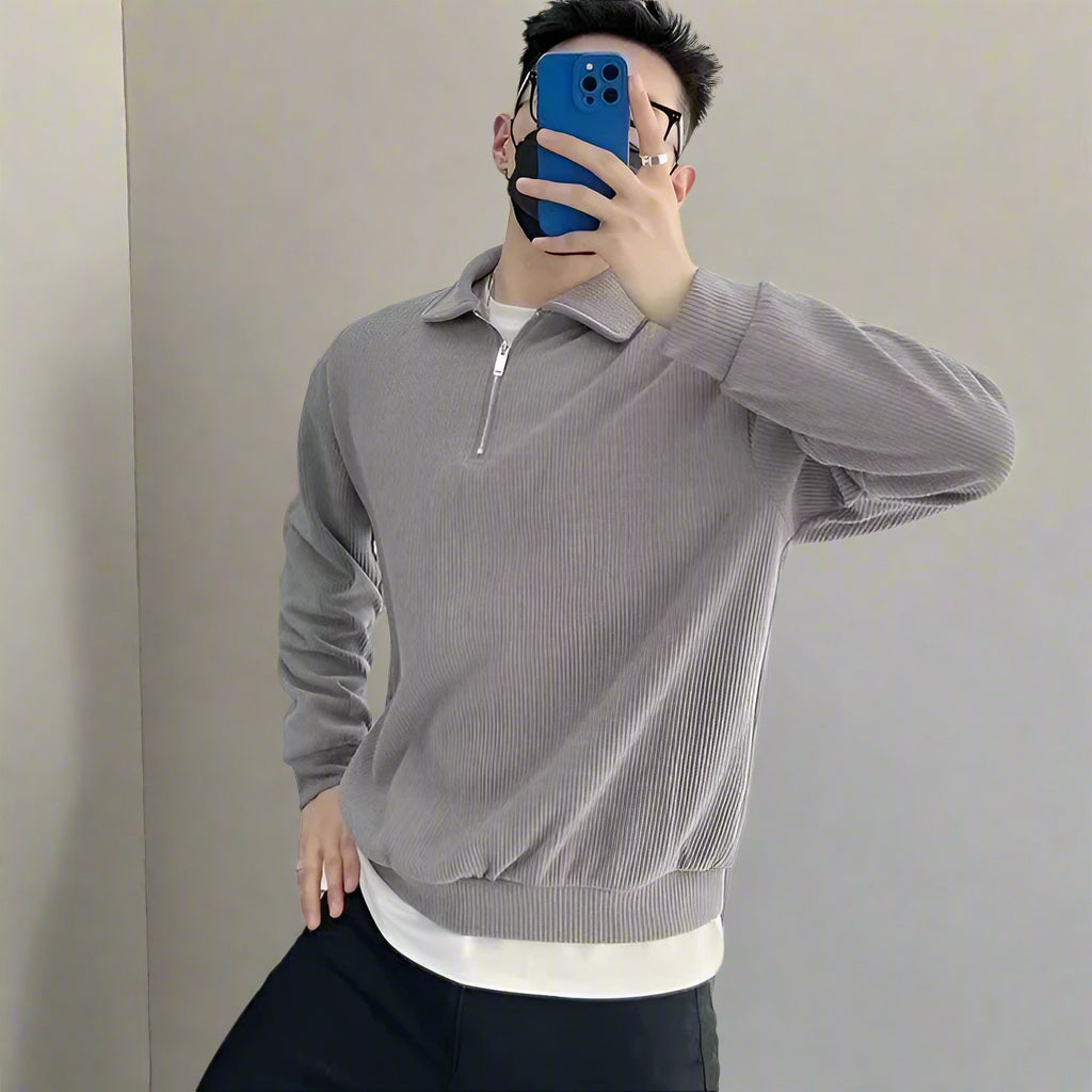Casualowy Sweter Luźny z Zamek Czwartej Części Męski | Idealny na Jesień/Zimę