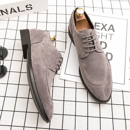 Buty Zamszowe z Wegańskiej Skóry z Sznurowaniem Męski | Idealne na codzienne dni