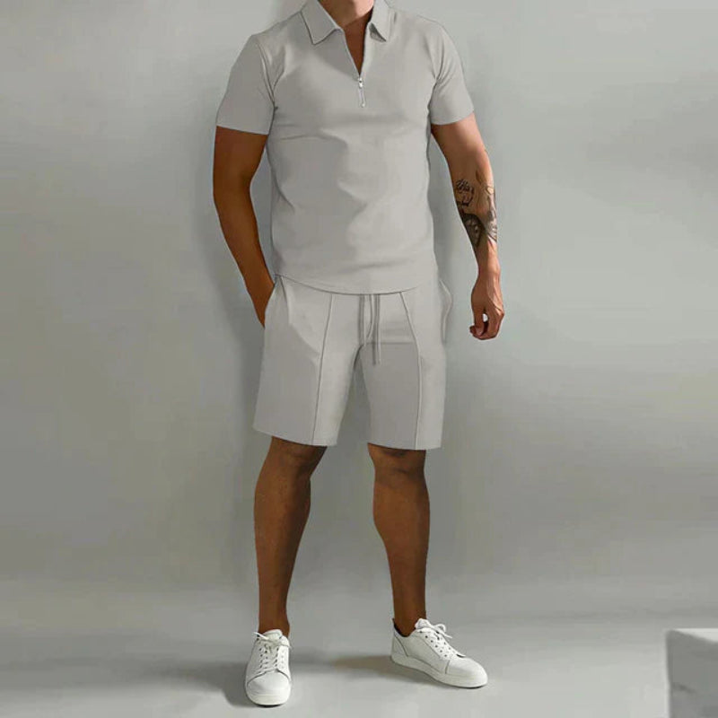 Męski Stylowy Zestaw z Wysokiej Jakości Materiału z Nowoczesnym Designem