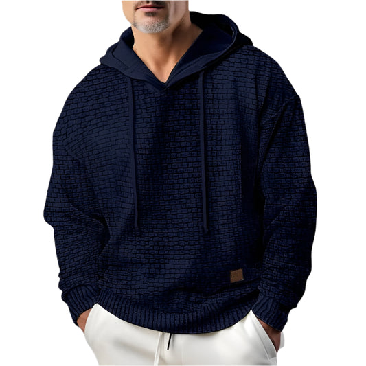 Casualny Sweter z Kapturem Męski | Idealny na Jesień/Zimę