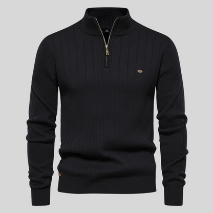Wyrafinowany Sweter z Zamkiem Męski | Idealny na Jesień/Zimę
