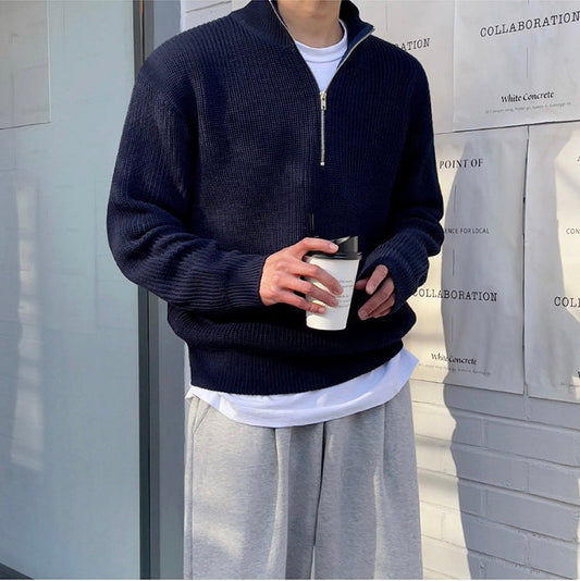 Casualowy Sweter Luźny z Zamek Czwartej Części Męski | Idealny na Jesień/Zimę