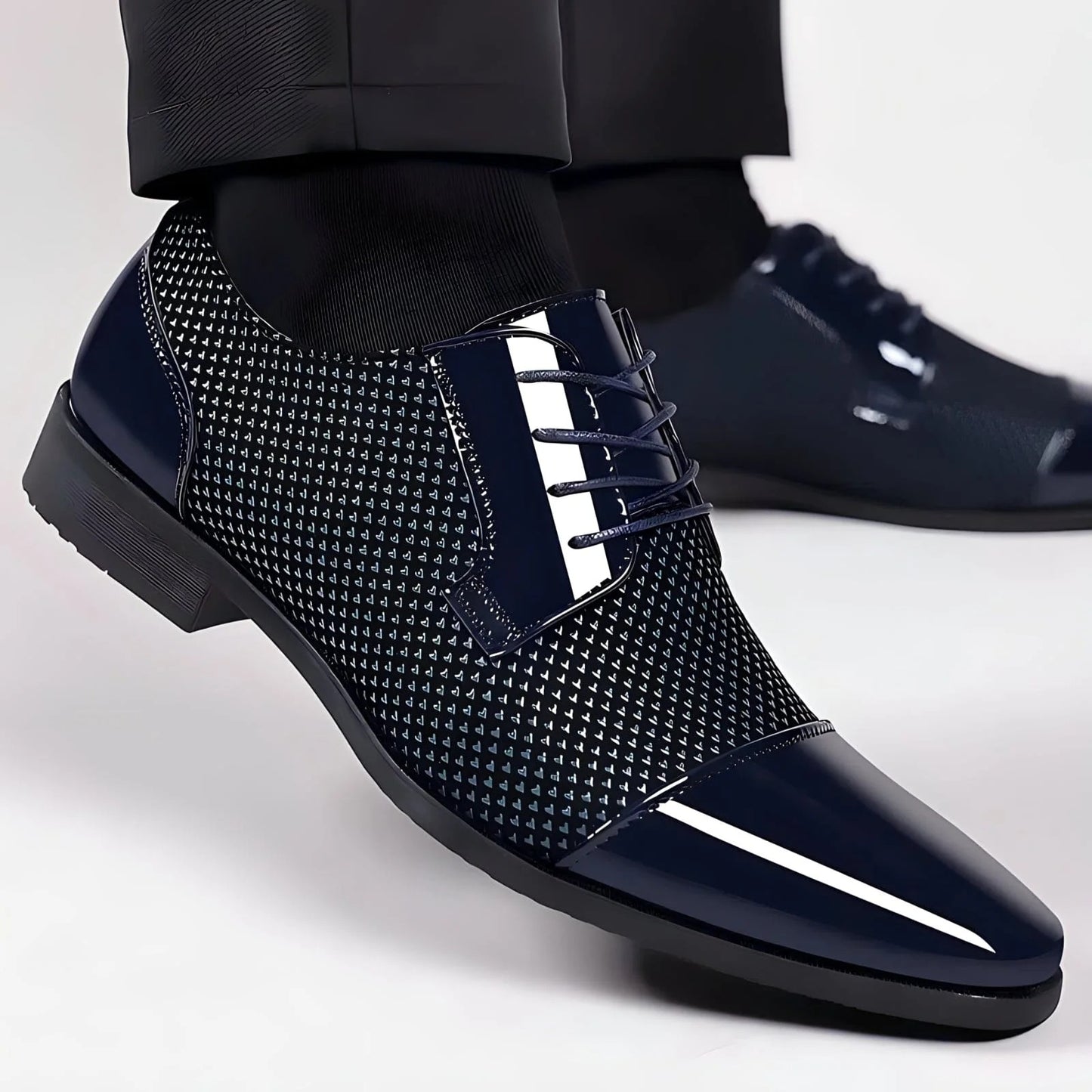 Casualowe Błyszczące Buty Chelsea Męski | Idealne na Każdą Porę Roku