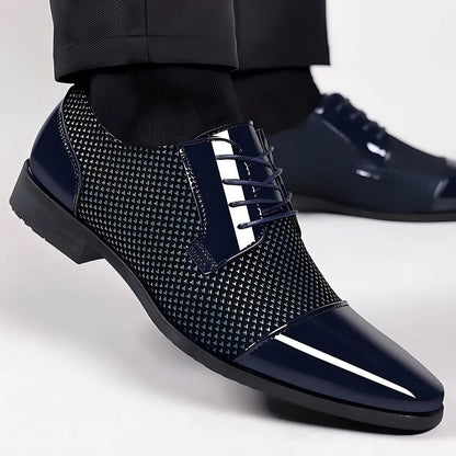 Casualowe Błyszczące Buty Chelsea Męski | Idealne na Każdą Porę Roku